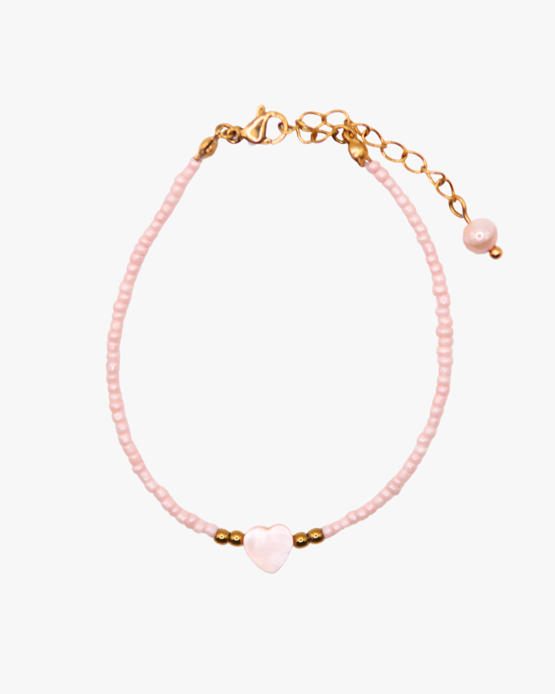 Armband Heart of Shell Rosa