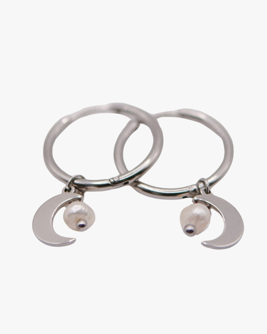 Creolen Lunara Silber