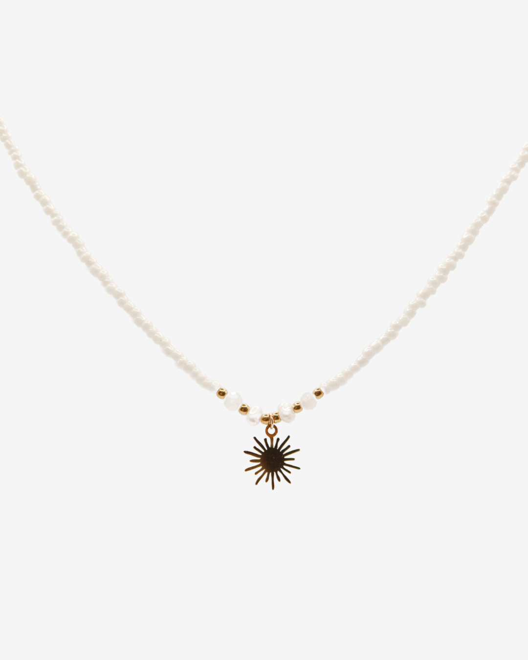 Halskette Sun White