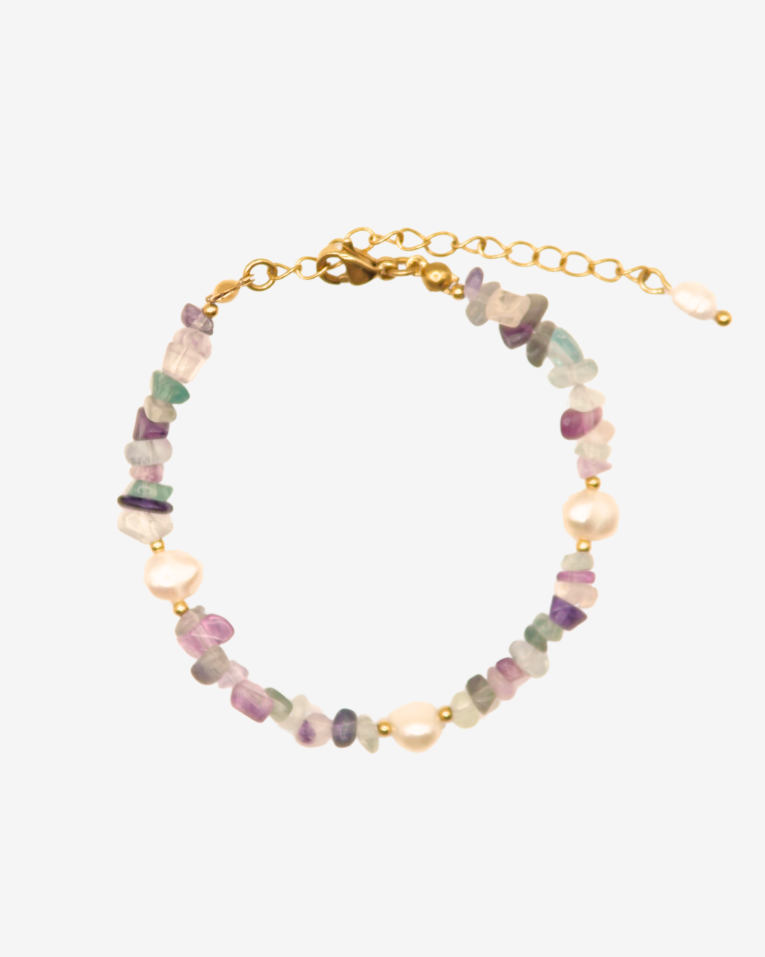 Armband Fluoritperle