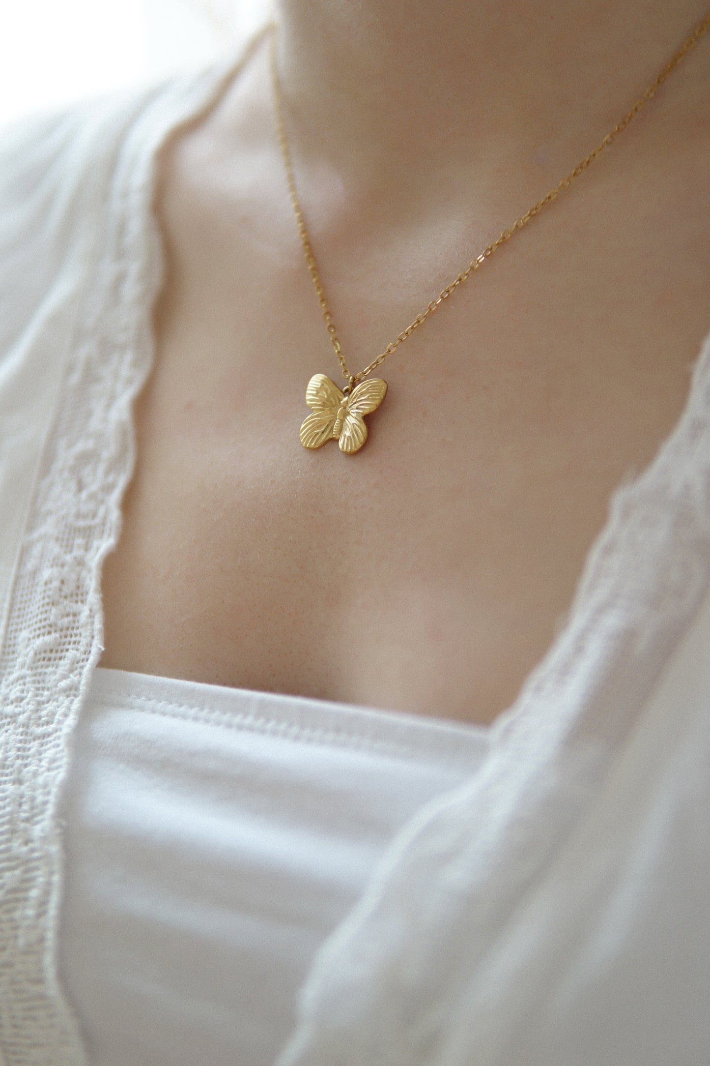 Halskette Goldenbutterfly