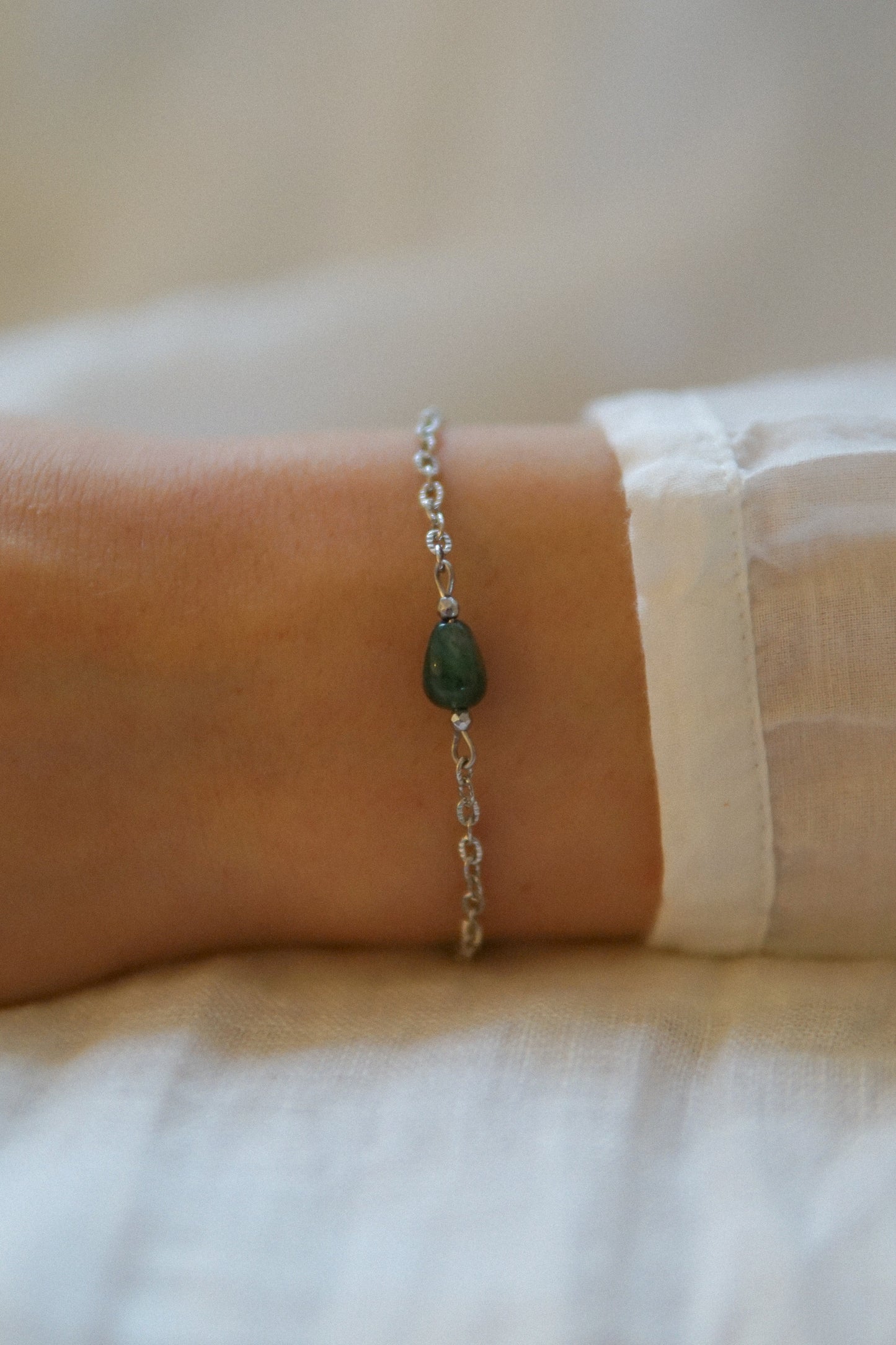 Armband Serenity Aventurin Silber