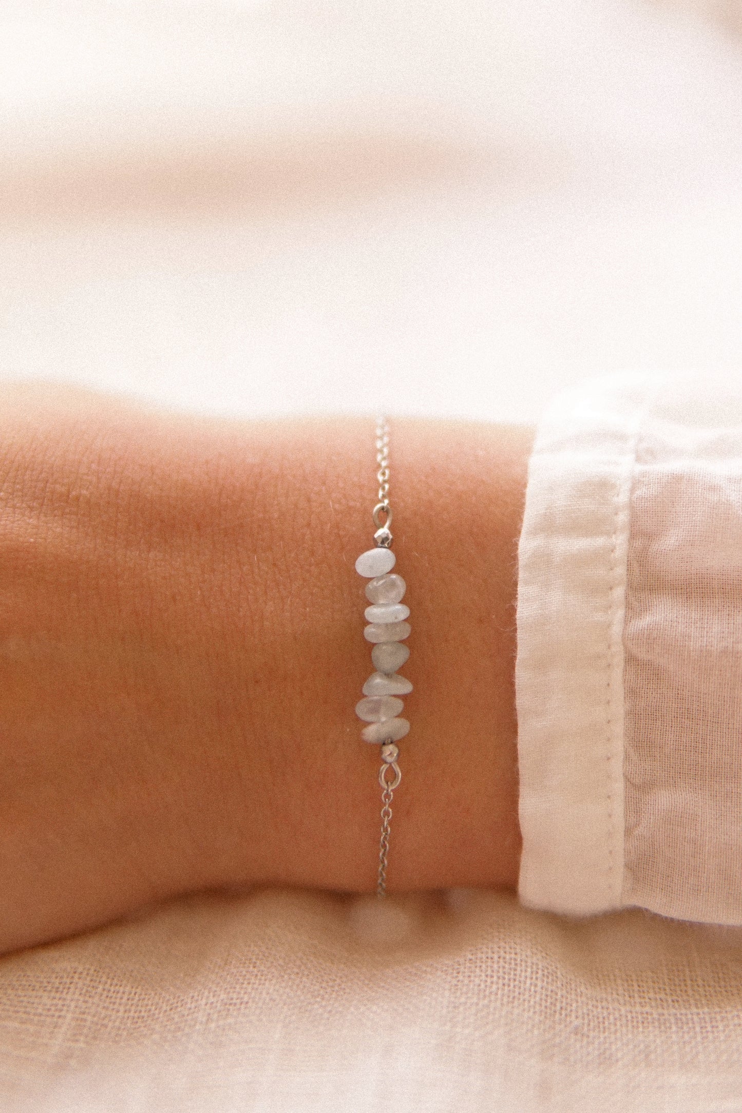 Armband Silveraquamarin
