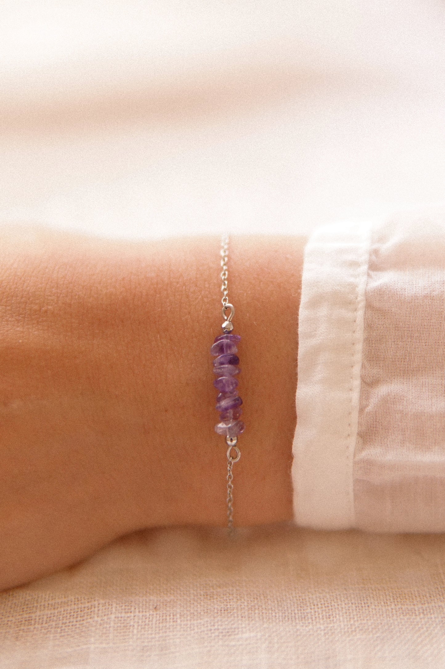 Armband Silveramethyst