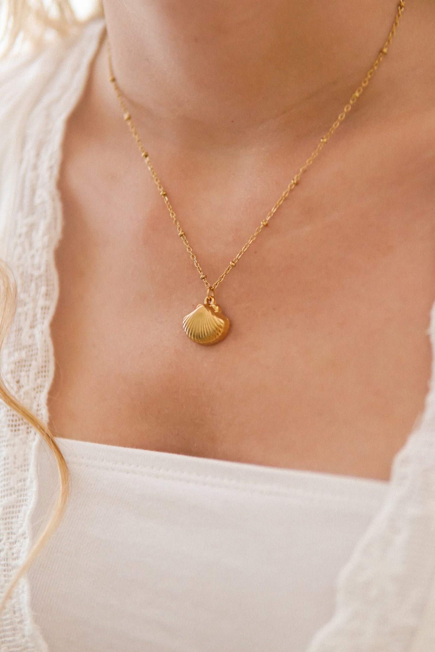 Halskette Golden Shell