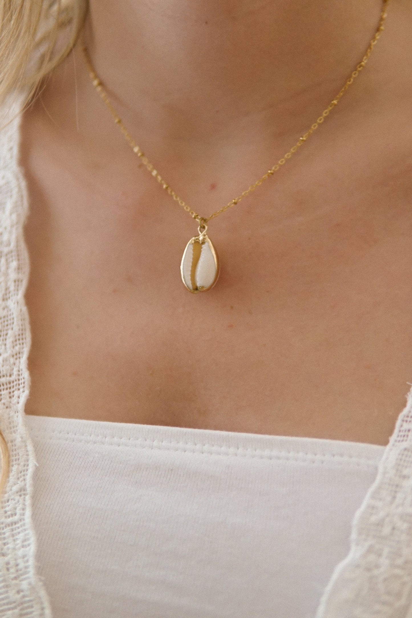Halskette Sunkissed Cowrie