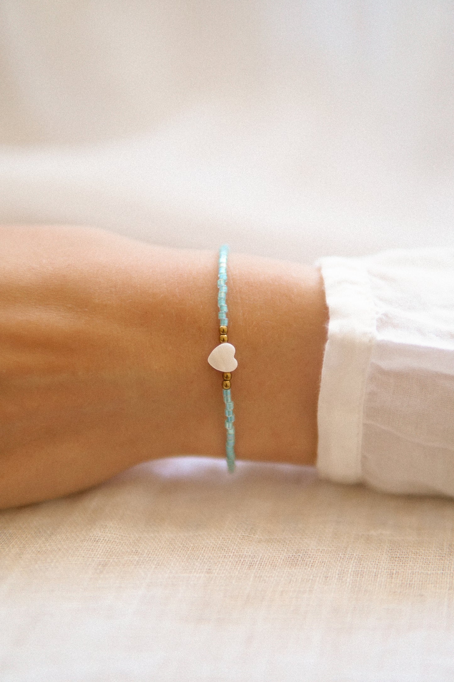 Armband Heart of Shell Türkis