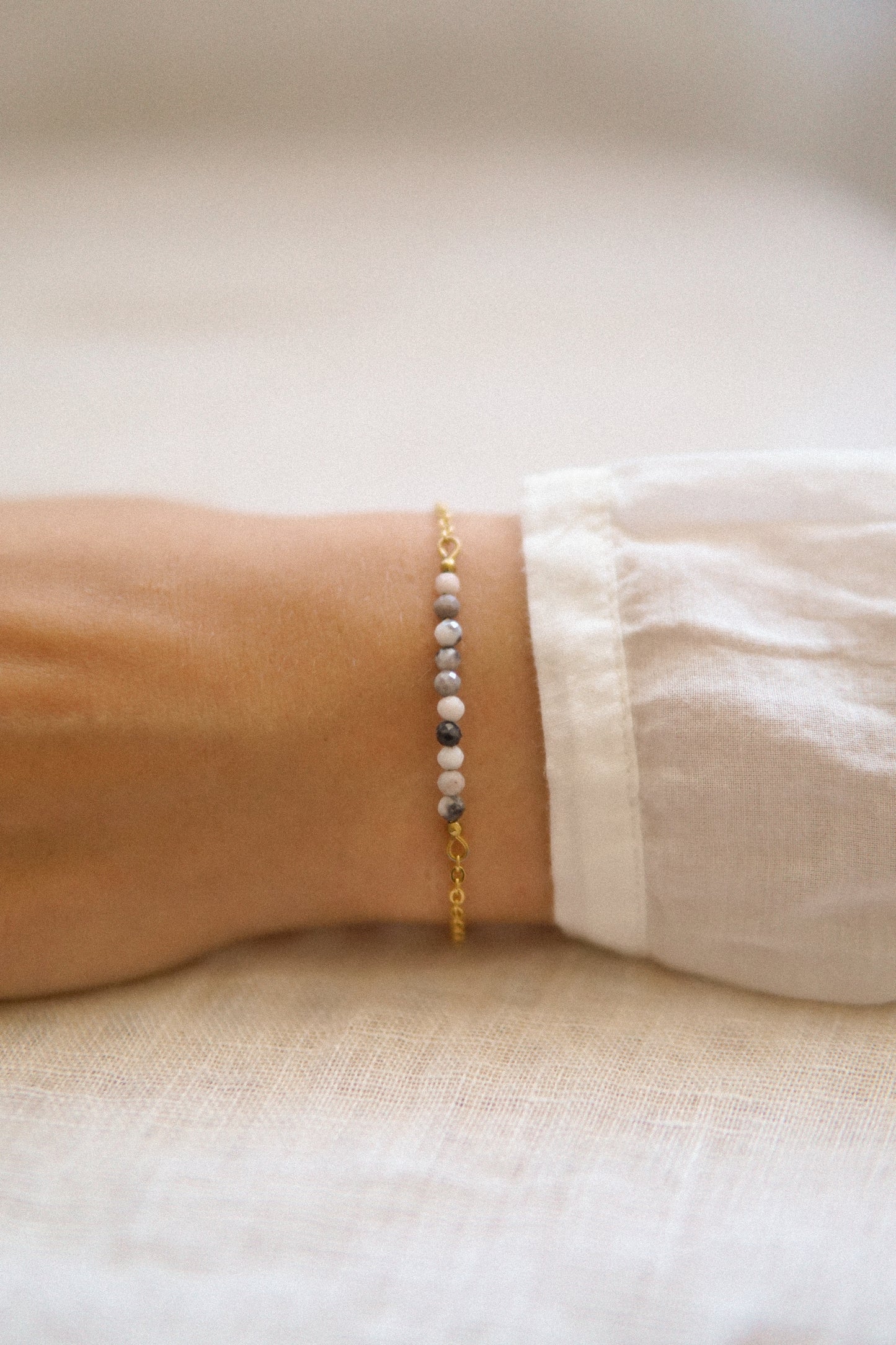 Armband Goldenzebrajaspis