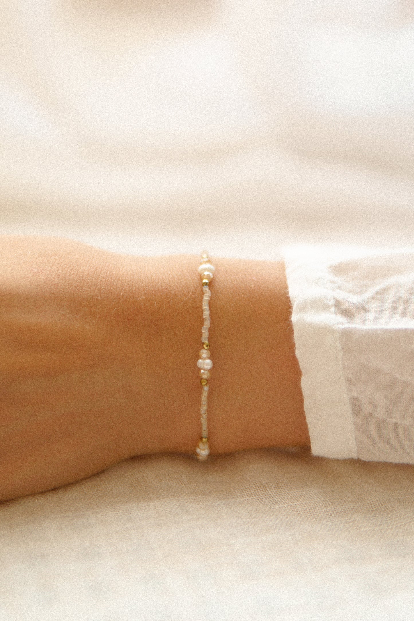 Armband Beige Pearl