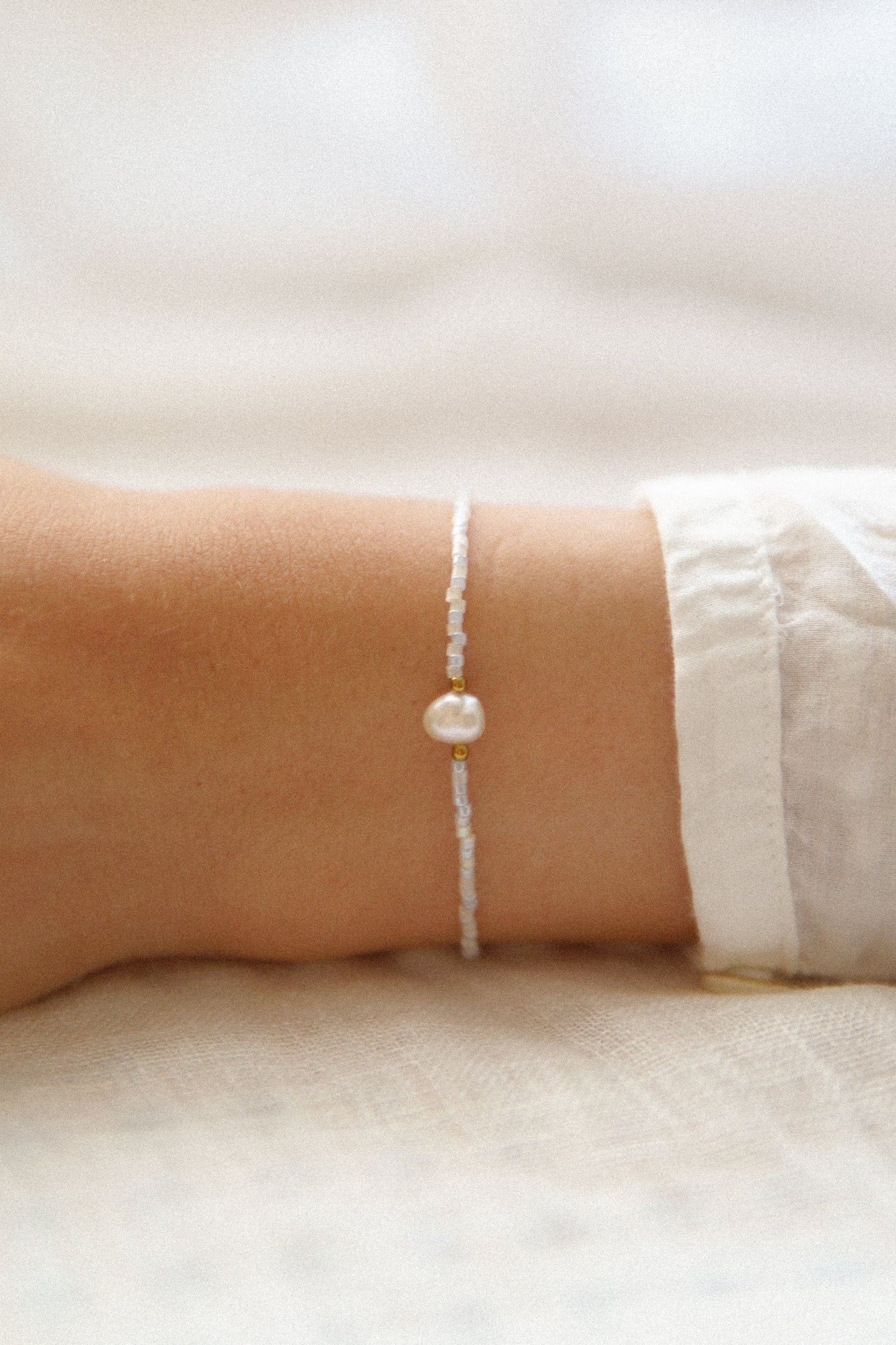 Armband Blaue Perle
