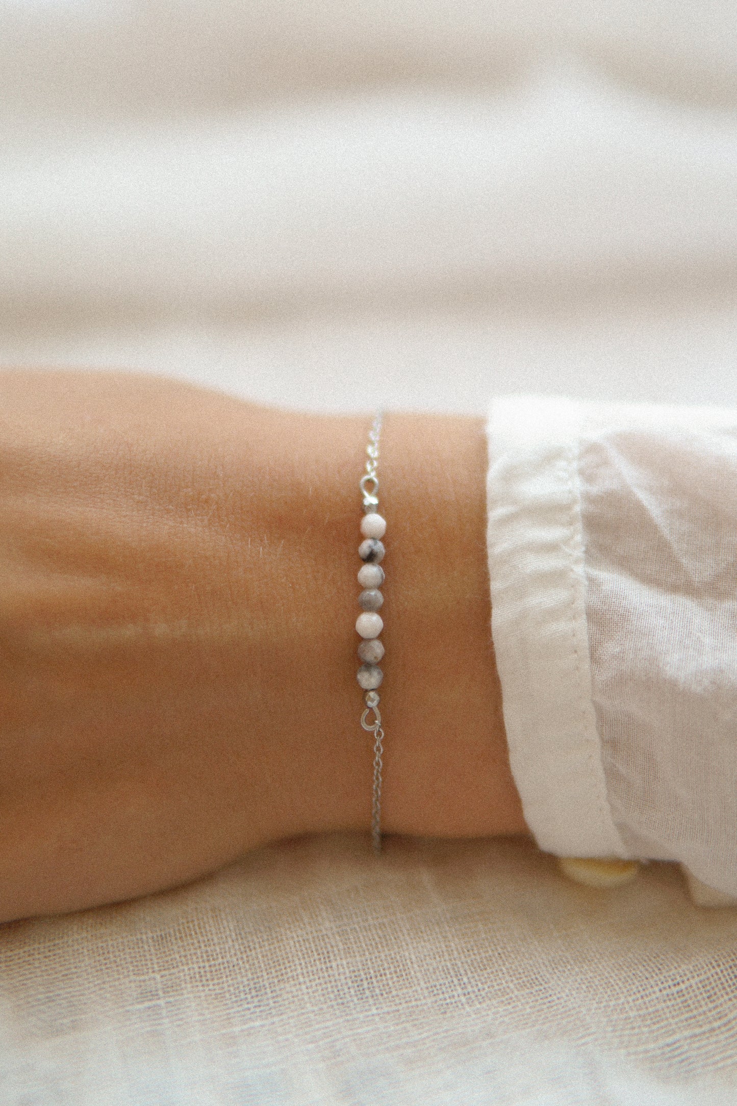 Armband Silverzebrajaspis