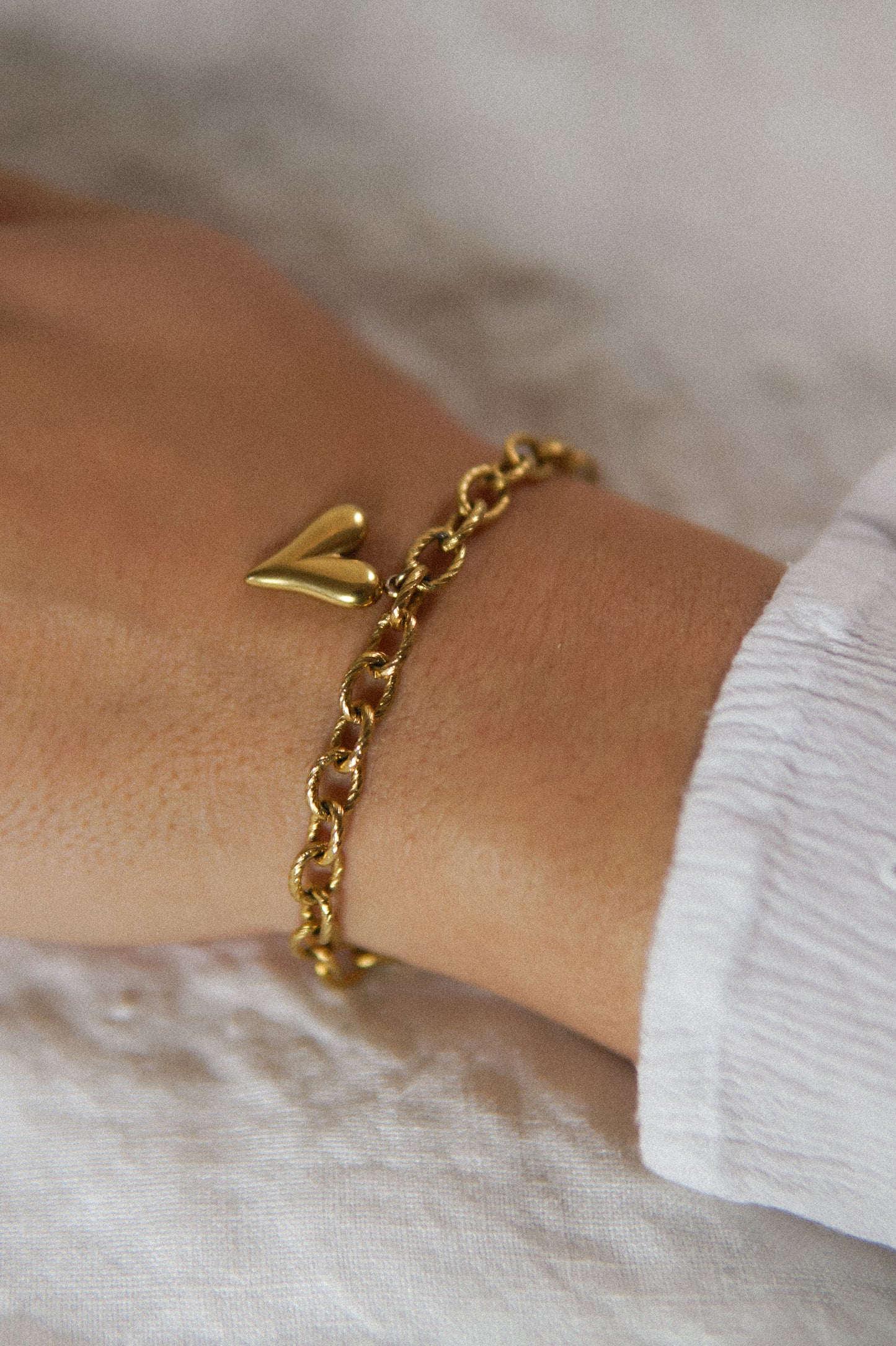 Armband Golden Heart