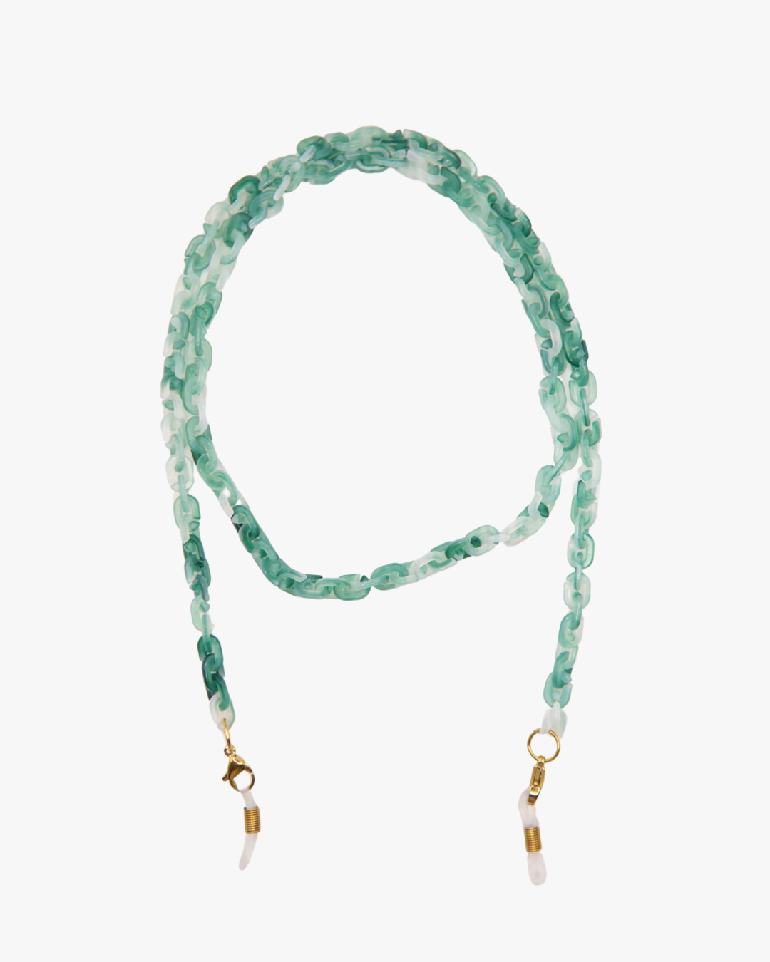 Brillenkette Turquoise in Gold