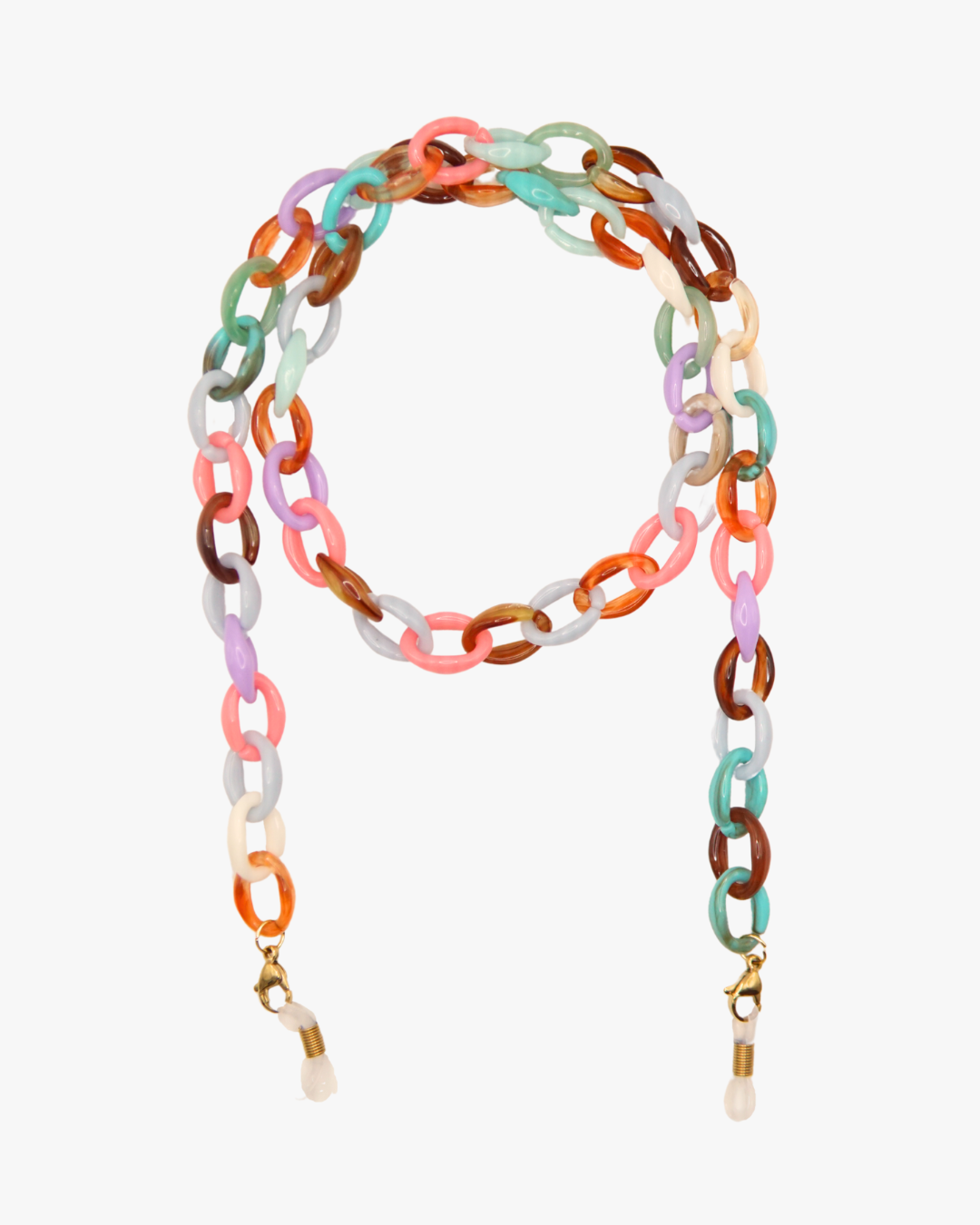 Brillenkette Color Bloom in Gold