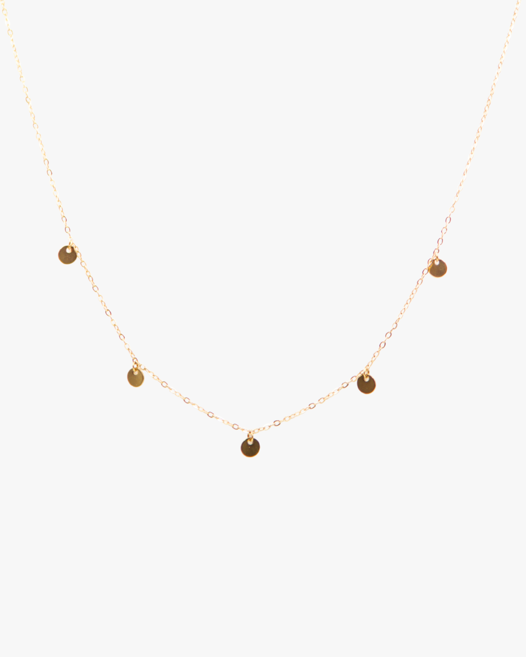 Halskette Golden Drops
