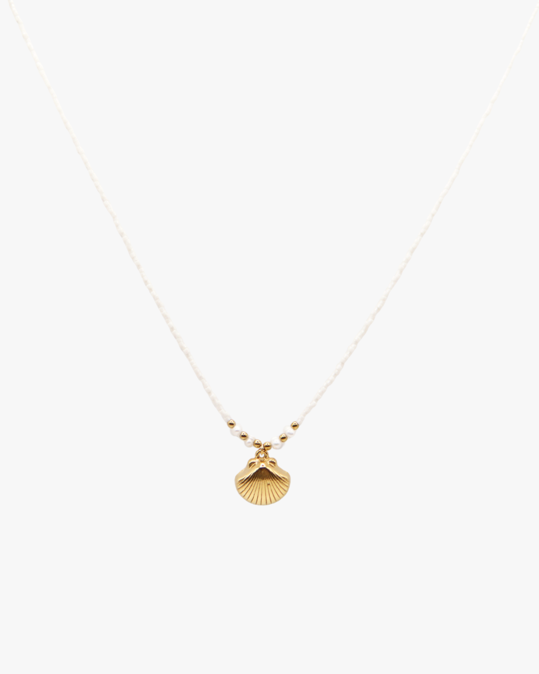 Halskette Golden Shell Pearl