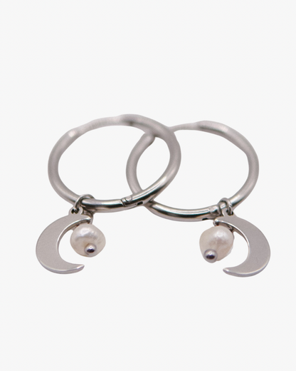 Creolen Lunara Silber