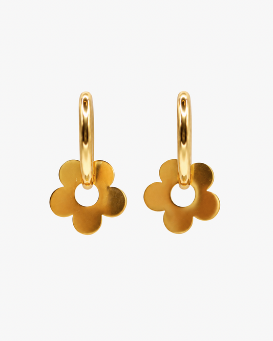 Creolen Floralia in Gold
