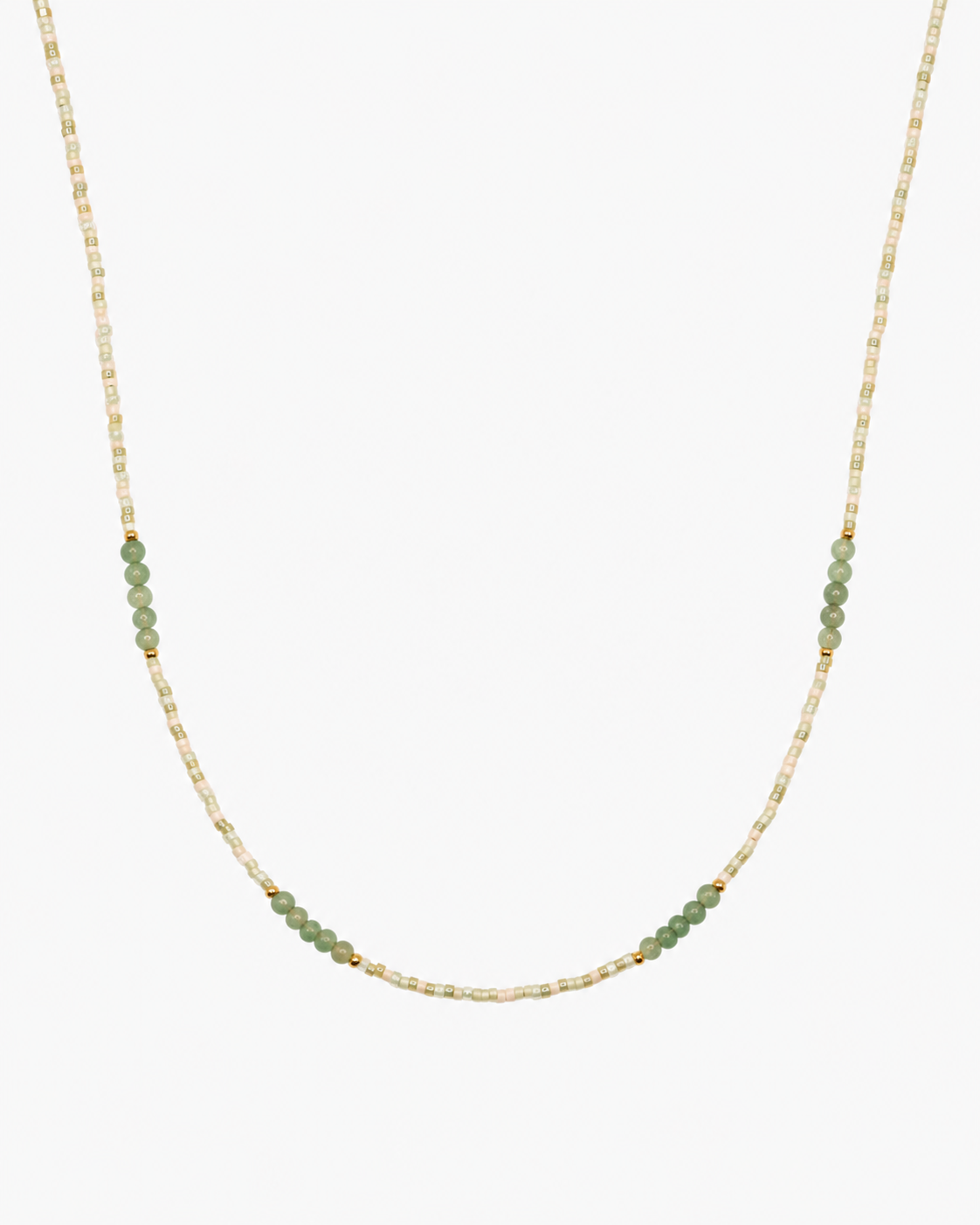 Halskette Sage Green