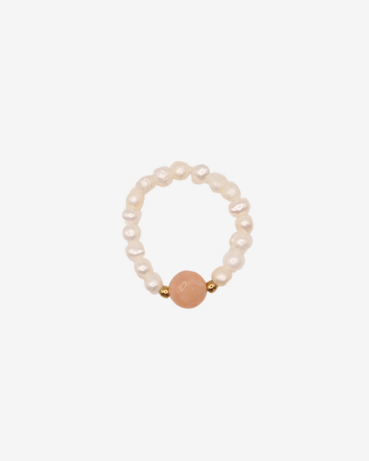 Ring Mondsteinpeachpearl