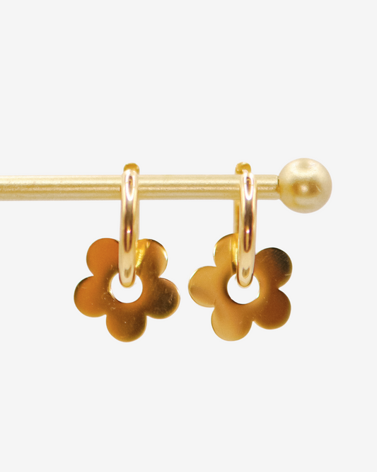 Creolen Floralia in Gold