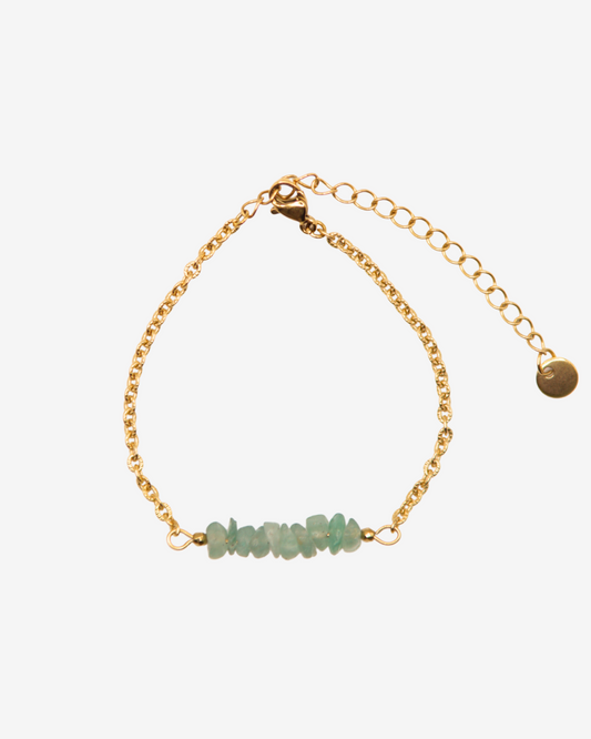Armband Goldengreenjade