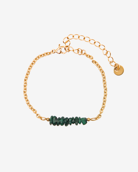 Armband Goldenmalachit