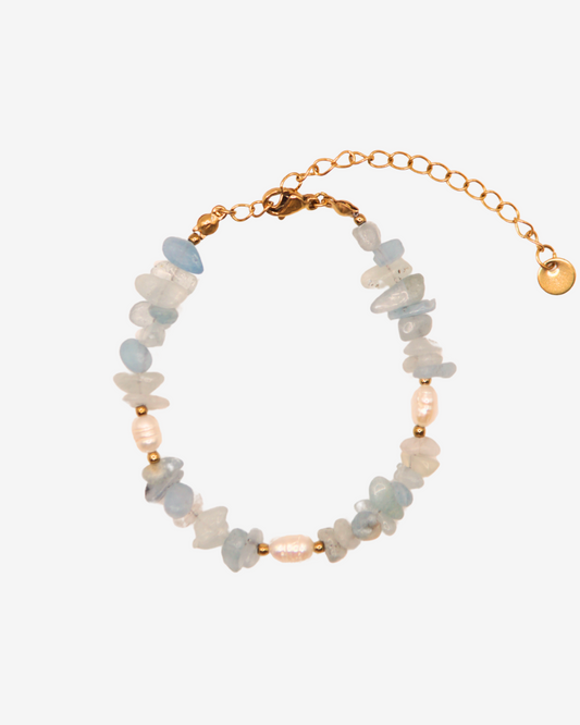 Armband Aquamarinperle