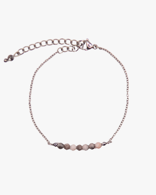 Armband Silverzebrajaspis