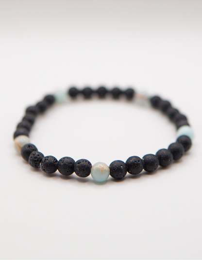 Armband Türkis Lava