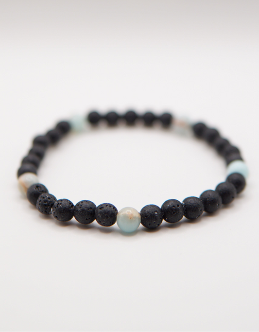 Armband Türkis Lava