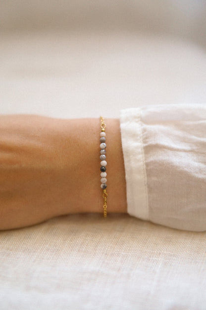 Armband Goldenzebrajaspis