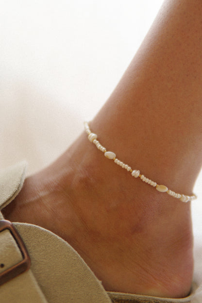 Fusskette Shell Pearl