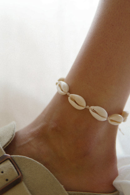 Fusskette Boho Cowrie