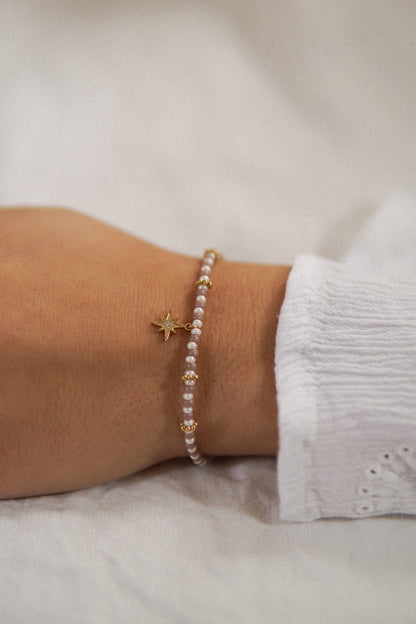 Armband Étoile Taupe