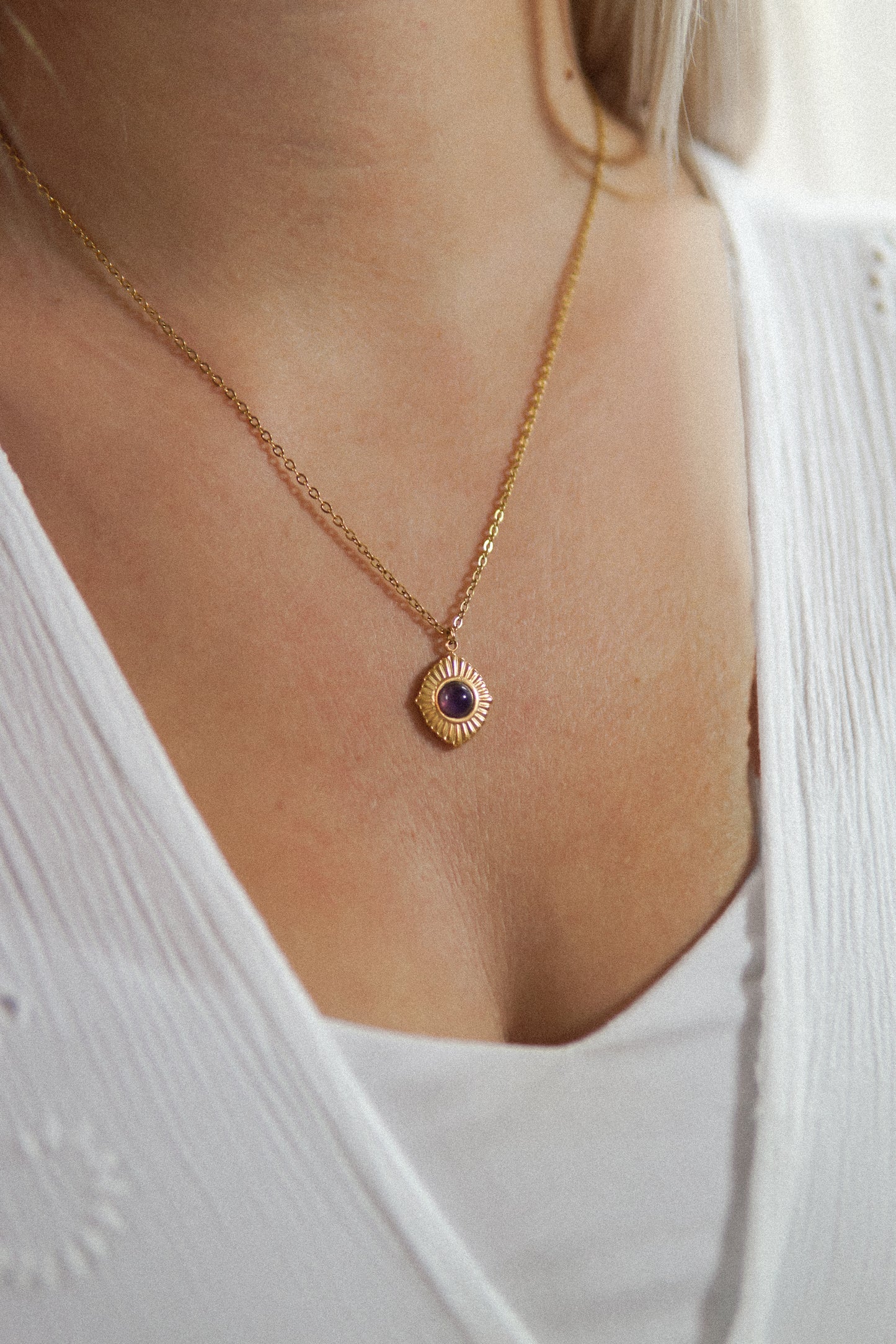 Halskette Luna Oasis Amethyst