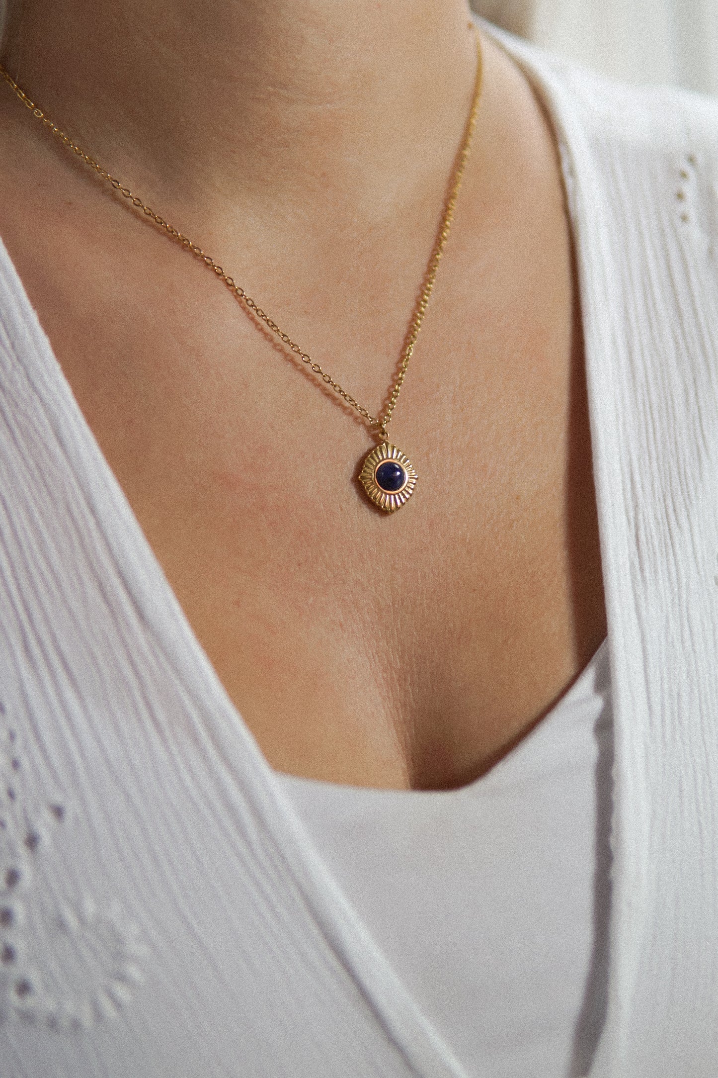 Halskette Luna Oasis Sodalith