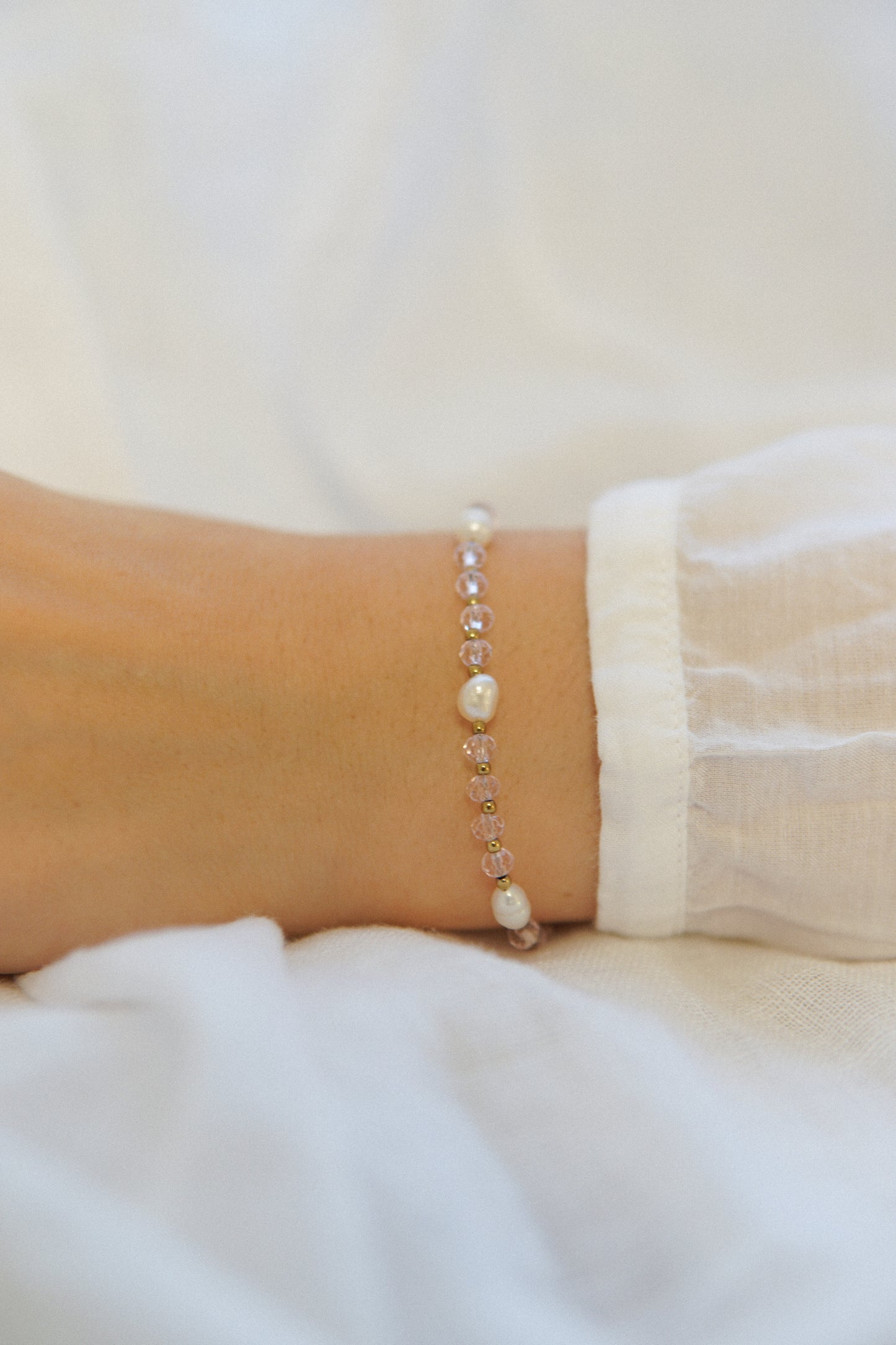 Armband Rosa Pearl