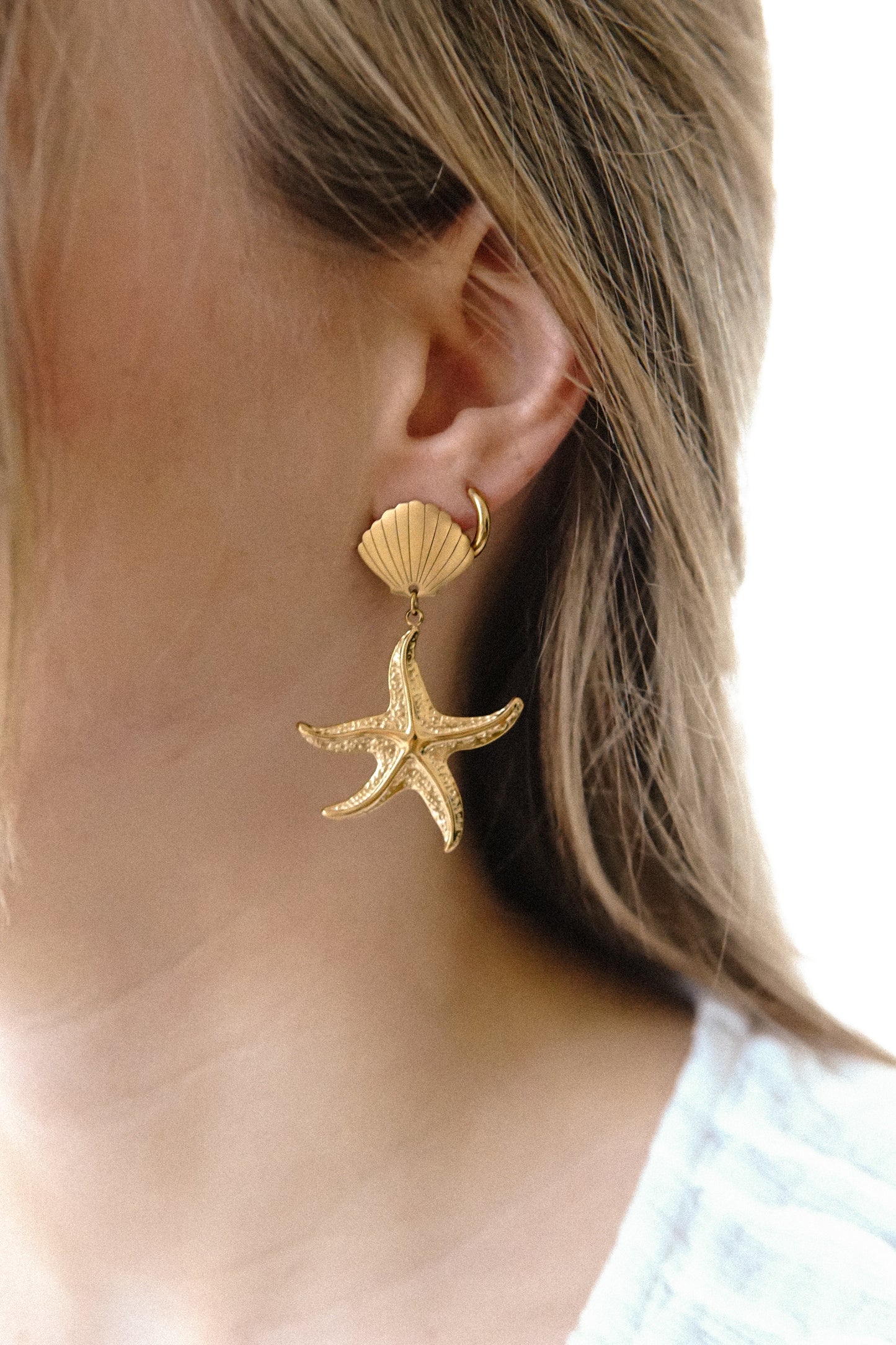 Ohrstecker Ocean Star Shell
