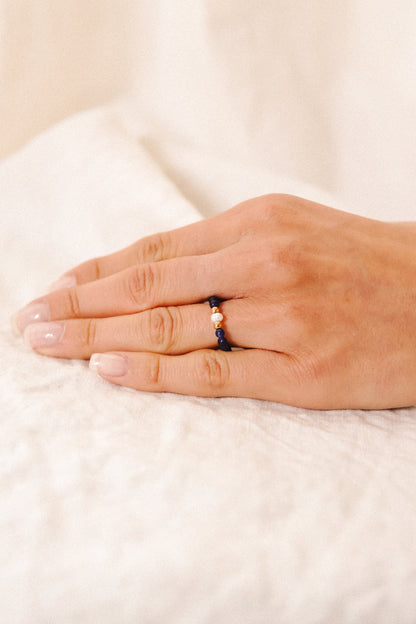 Ring Blue Pearl