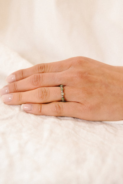Ring Silver Green