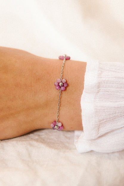 Armband Blütenzauber Rosé