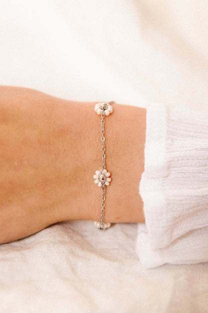 Armband Blütenzauber Creme