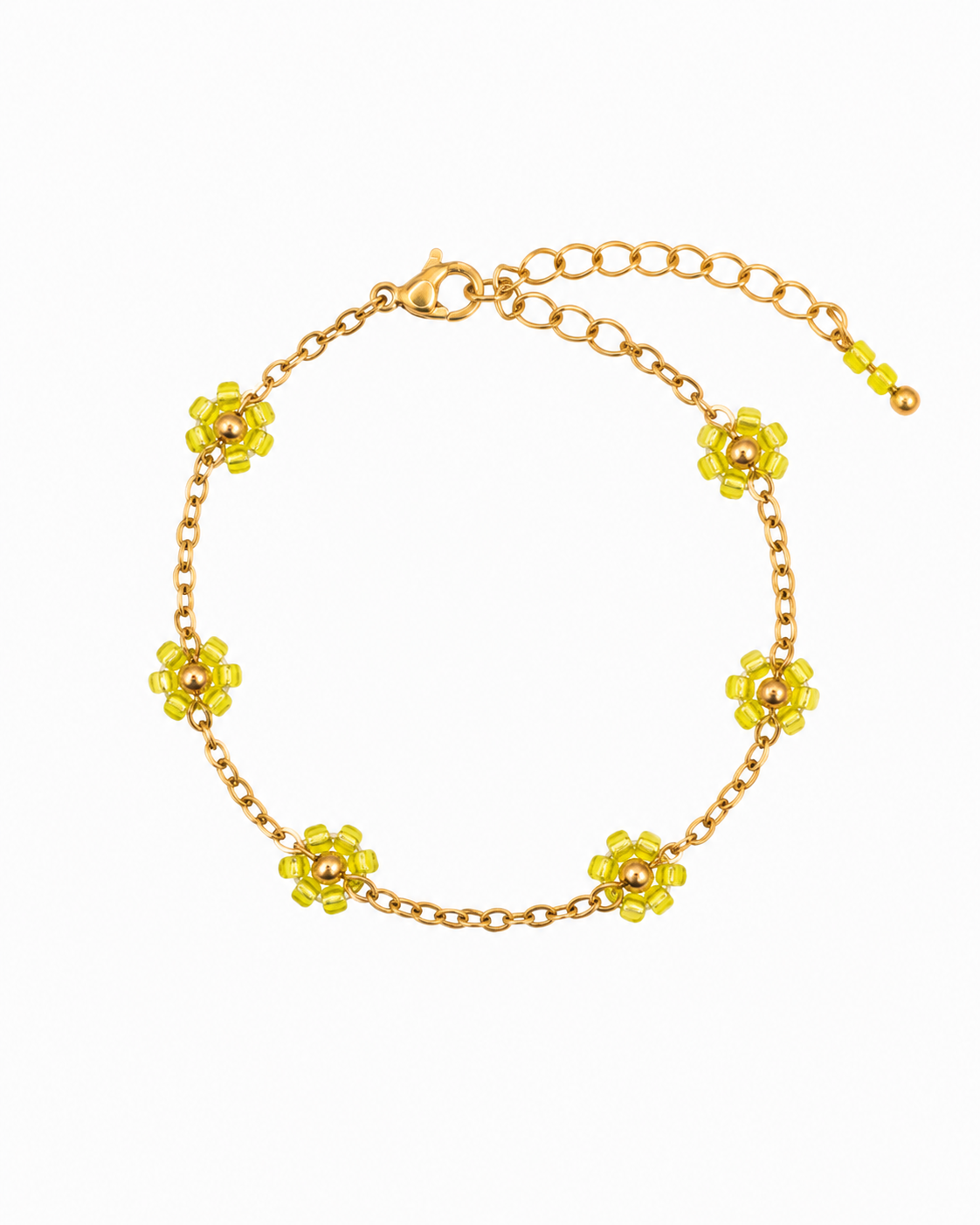Armband Blütenzauber Lime