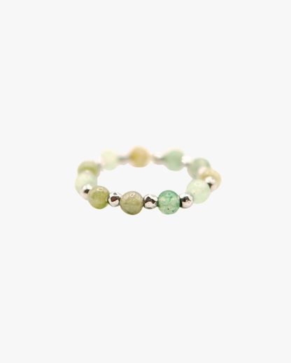 Ring Silver Green