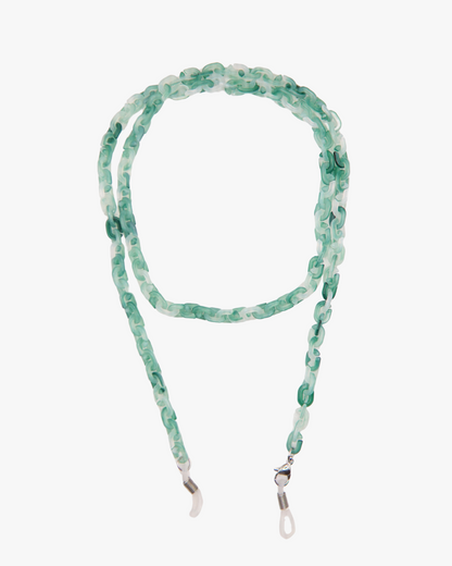 Brillenkette Turquoise in Silber