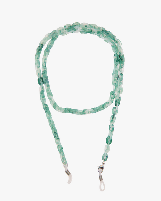 Brillenkette Turquoise in Silber