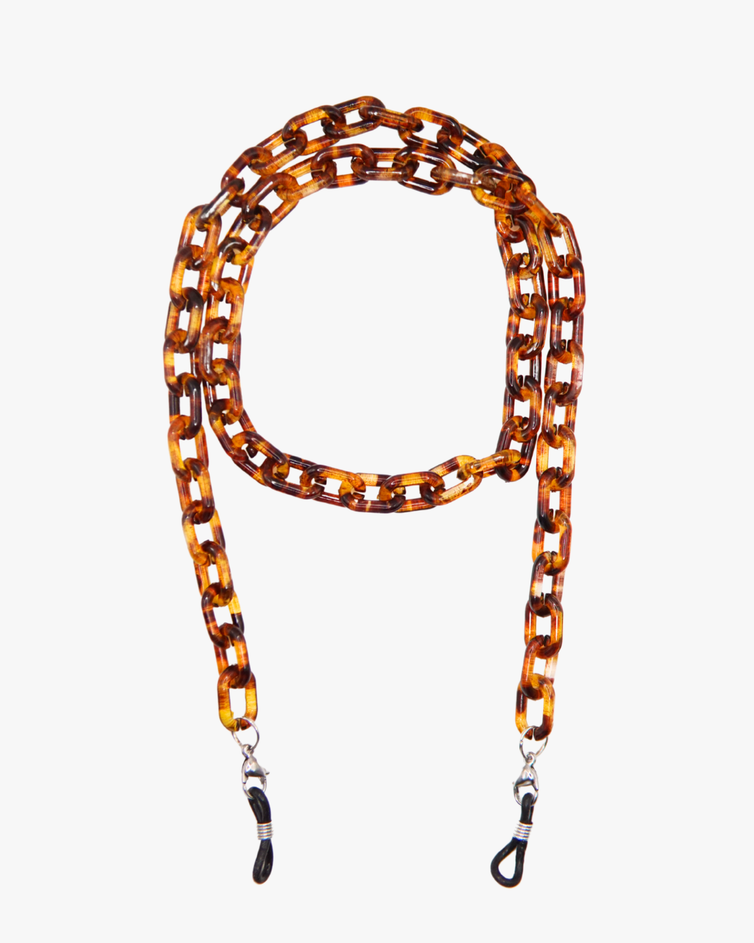 Brillenkette Terrazzo in Silber