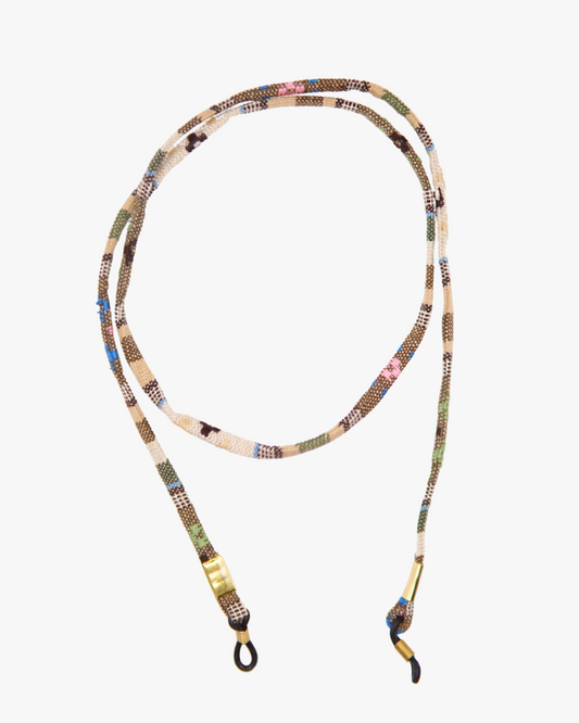 Brillenkette Ethno Desert Bloom in Gold