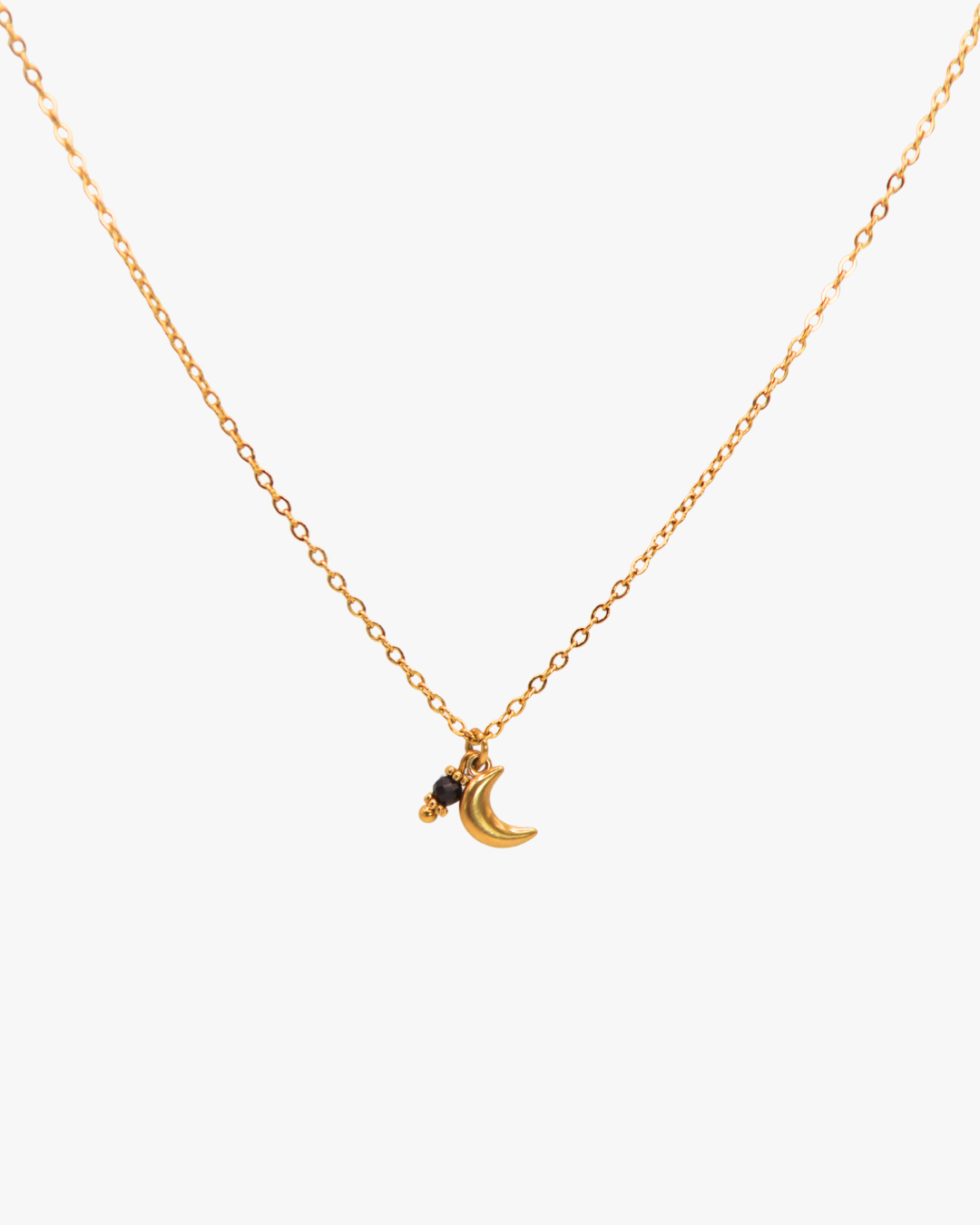Halskette Luna Noir Obsidian